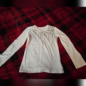 #853- girls long sleeve shirt medium 7/8